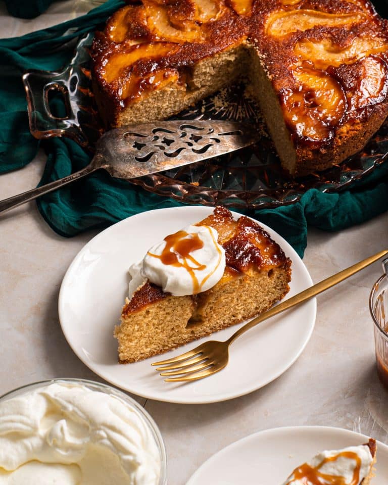 Upside Down Pear Nectarine Cake Produce Made Simple