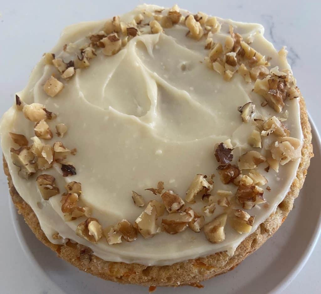 Air Fryer Carrot Cake with Cream Cheese Frosting Produce Made Simple